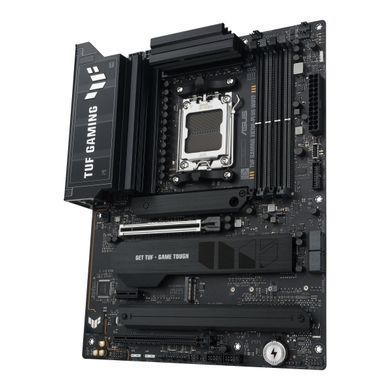 ASUS Материнcкая плата TUF GAMING X870E-PLUS WIFI7 sAM5 X870E 4xDDR5 M.2 HDMI WiFi BT ATX 90MB1M70-M0EAY0 фото