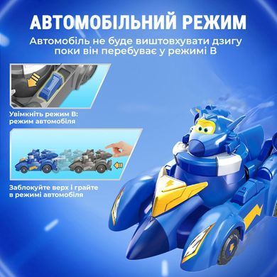 Super Wings Ігровий набір Spinning Vehicle Джером (Jerome) EU770330 фото