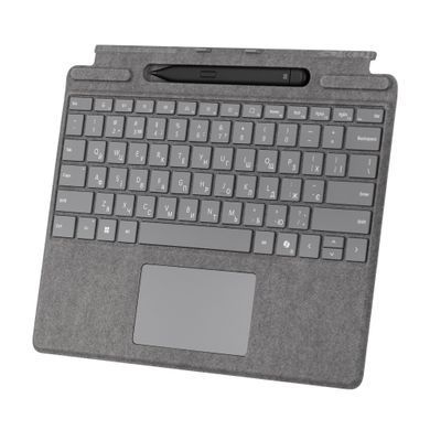 Microsoft Surface Клавиатура для планшета Surface Pro со стилусом Surface Pro Keyboard with Slim Pen, платиновая 8X8-00164 фото