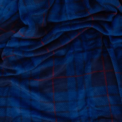 ARDESTO Плед Ardesto Flannel 160х200см, 100% поліестер, клітинка, синій