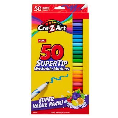 Cra-Z-Art Маркери легкозмивні ароматизовані, 50шт 01328CRA фото