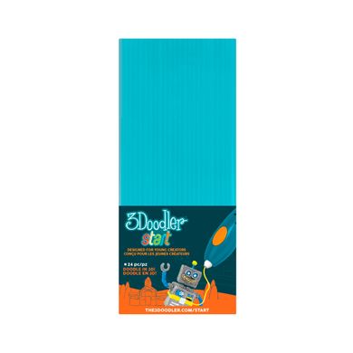 Набор стержней для 3D-ручки 3Doodler Start (голубой, 24 шт) 3DS-ECO05-BLUE-24 фото