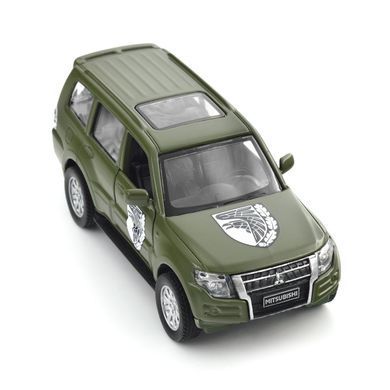 Автомодель серии "Шевроны Героев" - MITSUBISHI PAJERO 4WD TURBO - "93 ОМБр" 250283M фото