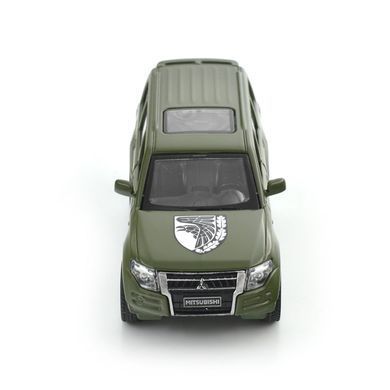Автомодель серии "Шевроны Героев" - MITSUBISHI PAJERO 4WD TURBO - "93 ОМБр" 250283M фото