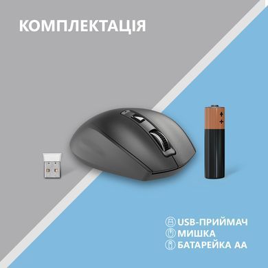 2E Мышь MF250 Silent WL Black 2E-MF250WBK фото