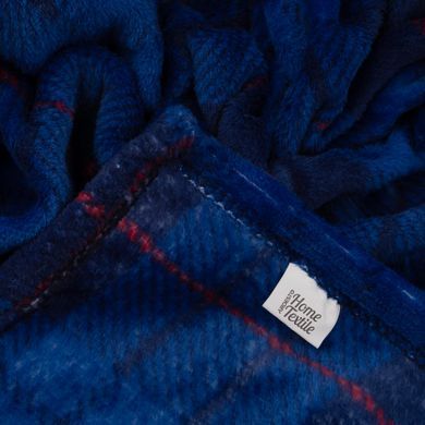 ARDESTO Плед Ardesto Flannel 160х200см, 100% поліестер, клітинка, синій