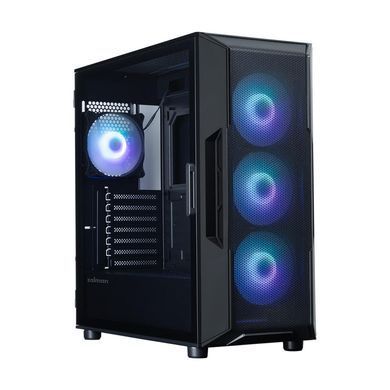 Zalman Корпус I3 Neo ARGB V2 без БП, 2xUSB3.0, 1x Type C, 4x120мм ARGB, VGA 355мм, LCS ready, TG Side Panel, ATX, чёрный I3NEOARGBV2BLACK фото