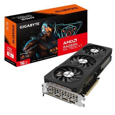 Gigabyte Відеокарта Radeon RX 7600 XT 16GB GDDR6 GAMING OC GV-R76XTGAMING_OC-16GD фото