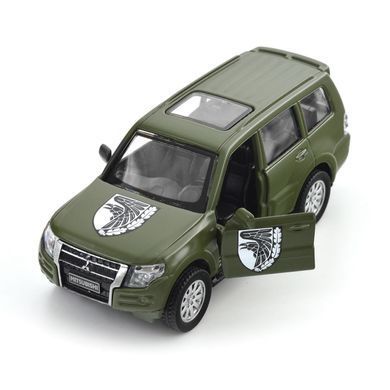 Автомодель серии "Шевроны Героев" - MITSUBISHI PAJERO 4WD TURBO - "93 ОМБр" 250283M фото