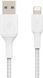 Belkin Кабель USB-A > Lightning зарядки/синхронизации 2м, витой, белый 2 - магазин Coolbaba Toys