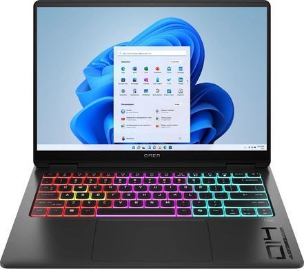 HP Notebook OMEN Transcend 14-fb1007ua 14" 3K OLED, Intel U7-255H, 32GB, F1024GB, NVD5060-8, Win11, black C3US4EA фото