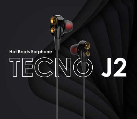 Навушники TECNO Hot beats J2 4895180748967 фото