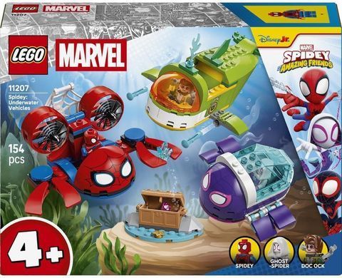LEGO Конструктор LEGO Spidey Павук: Підводні транспортні засоби 11207 фото