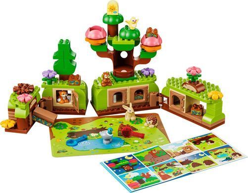 LEGO Конструктор LEGO DUPLO Town Ліс відкриттів із дикими тваринами 10480 фото
