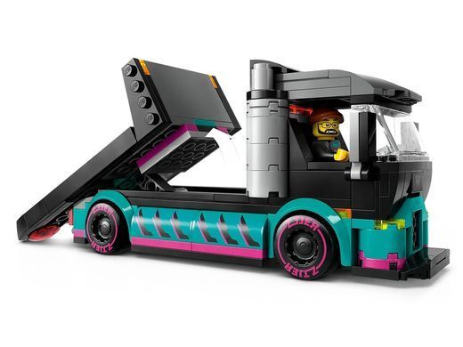 LEGO Конструктор City Автомобиль для гонки и автовоз 60406 фото