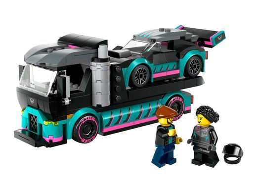 LEGO Конструктор City Автомобиль для гонки и автовоз 60406 фото