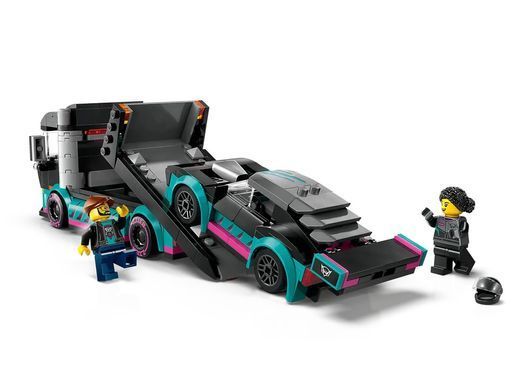 LEGO Конструктор City Автомобиль для гонки и автовоз 60406 фото