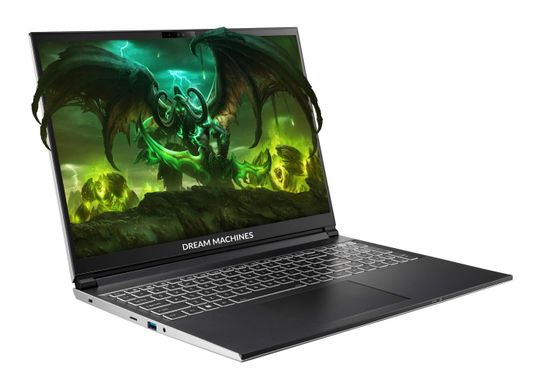 Dream Machines Ноутбук RG4060-16 16FHD+ IPS, Intel Ultra 7-155H, 32GB, F1TB, NVD4060-8, DOS, черный RG4060-16UA26 фото