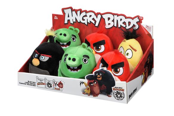 Мягкая игрушка Angry Birds ANB Little Plush Бомб 13.5см ANB0027 фото