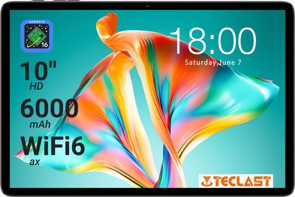 TECLAST Планшет P30T KIT 10,1" 4ГБ, 128ГБ, 6000мА&bull;ч, Android, серый 6940709688212 фото
