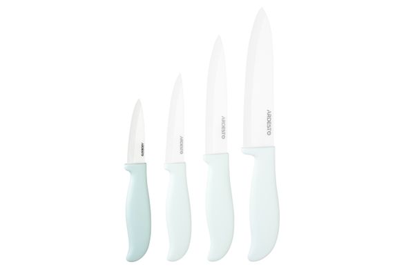 Нож керамический для овощей Ardesto Fresh 18.5 см, голубой тифани, керамика/пластик AR2118CT фото