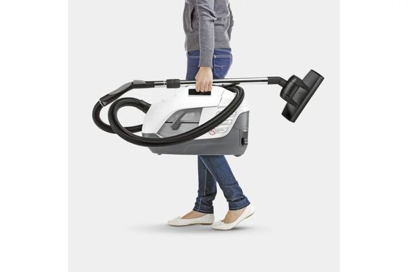 Karcher Пылесос моющий DS 6 Plus, 650Вт, вода -2 л, НЕРА, белый 1.195-252.0 фото