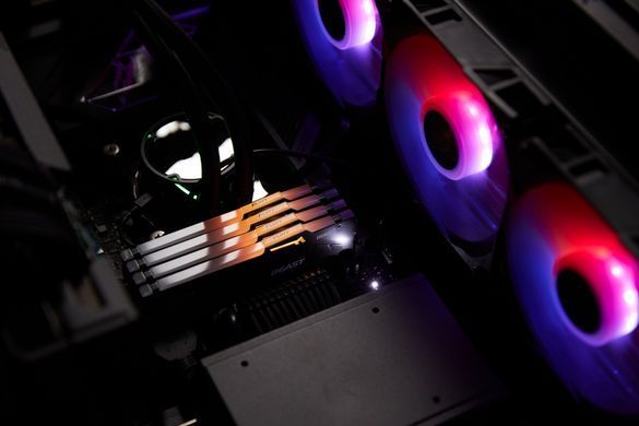 Kingston Память для ПК DDR5 5600 16GB KIT (8GBx2) FURY Beast RGB KF556C40BBAK2-16 фото