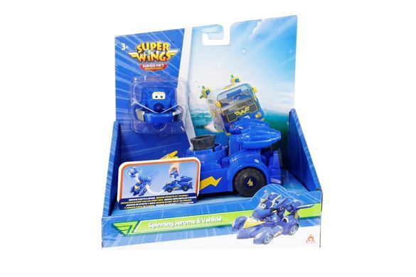 Super Wings Ігровий набір Spinning Vehicle Джером (Jerome) EU770330 фото