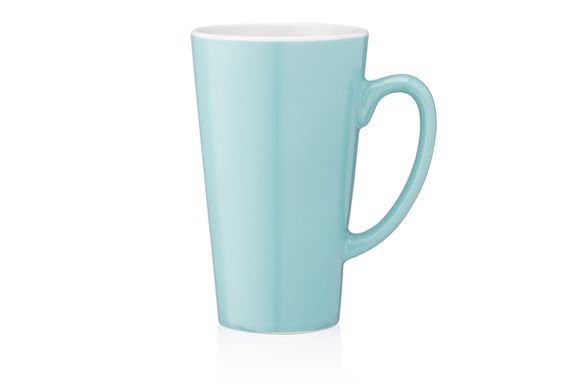 Чашка Ardesto Marco, 480 мл, блакитна, кераміка AR3483BL фото