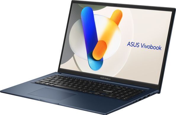 ASUS Ноутбук ASUS Vivobook 17 X1704VA-AU455 17.3" FHD IPS, Intel 5 120U, 16GB, F512GB, UMA, NoOS, Блакитний 90NB13X2-M003T0 фото