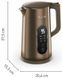Tefal electric kettle Selection, 1.7L, double-walled, 9 tempr.conditions, bronze 8 - магазин Coolbaba Toys