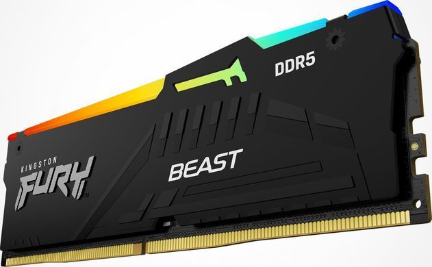 Kingston Память для ПК DDR5 5600 16GB KIT (8GBx2) FURY Beast RGB KF556C40BBAK2-16 фото