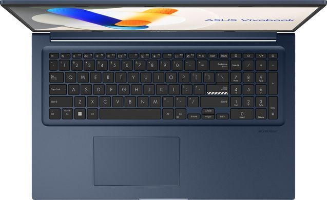 ASUS Ноутбук ASUS Vivobook 17 X1704VA-AU455 17.3" FHD IPS, Intel 5 120U, 16GB, F512GB, UMA, NoOS, Блакитний 90NB13X2-M003T0 фото