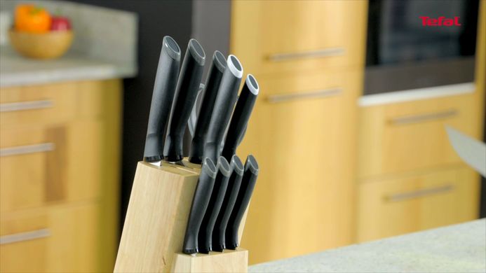 Tefal Нож для хлеба с чехлом Comfort, 20 см, нержавеющая сталь, пластик, черный K2213444 фото