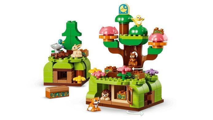 LEGO Конструктор LEGO DUPLO Town Ліс відкриттів із дикими тваринами 10480 фото