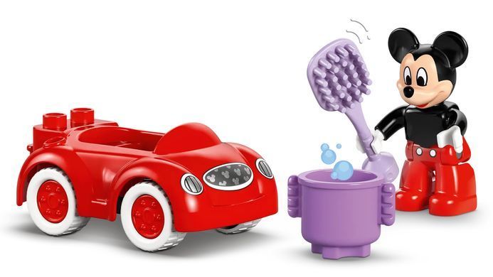 LEGO Конструктор DUPLO Disney Міккі Маус: Клубний будинок і автомобіль 10454 фото