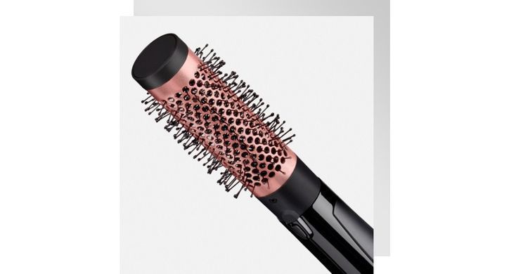 BaByliss Фен-щітка, 1000Вт, 2 режими, іоніз-я, хол. обдув, кераміка, чорний AS126E фото