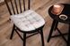 ARDESTO Подушка для стула Oliver, серый, 40х40см, 100% хлопок (нап.холоф.50% пп 50%)