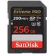 Карта пам'яті SanDisk SD 256GB C10 UHS-I U3 R200/W140MB/s Extreme Pro V30 1 - магазин Coolbaba Toys