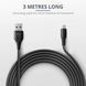 Trust Кабель USB-C > Lightning заряджання/синхронізації GXT 226 FOR PS5 3м, Type-C, черный 4 - магазин Coolbaba Toys