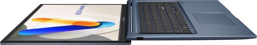 ASUS Ноутбук ASUS Vivobook 17 X1704VA-AU455 17.3" FHD IPS, Intel 5 120U, 16GB, F512GB, UMA, NoOS, Блакитний 90NB13X2-M003T0 фото