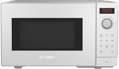 Bosch Мікрохвильова піч, 20л, ел. управл., 800Вт, білий FFL023MW0 фото