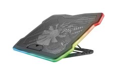 Trust Підставка до ноутбука GXT 1126 Aura (17") RGB Black - купити в інтернет-магазині Coolbaba Toys