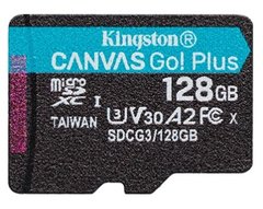 Карта памяти Kingston microSD 128GB C10 UHS-I U3 A2 R170/W90MB/s SDCG3/128GBSP фото