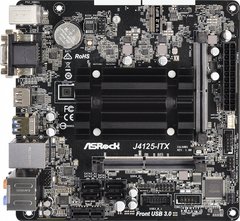 Материнcкая плата ASRock J4125-ITX J4125-ITX CPU Quad-Core (2.7Hz) 2xDDR4 SO-DIMM HDMI DVI D-Sub mITX J4125-ITX фото