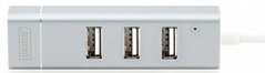 Концентратор-адаптер DIGITUS USB Type-C, 3xUSB+Fast Ethernet - купити в інтернет-магазині Coolbaba Toys