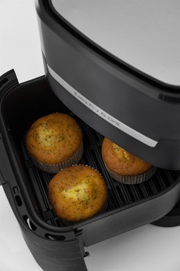 Tefal Мультипіч OBH Nordica EasyFry&Grill Precision, 1550Вт, чаша-4.2л, сенс. керув., від 40&deg;C до 200&deg;C, пластик, чорний AG5058S0 фото