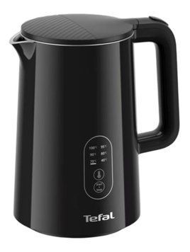Tefal Электрочайник Thermo Protect Control 1,5 л, Strix, с двойными стенками, 6 температурных режимов, черный KO6518E0 фото