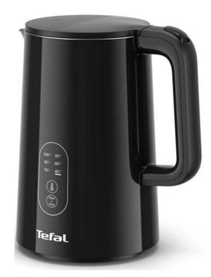 Tefal Электрочайник Thermo Protect Control 1,5 л, Strix, с двойными стенками, 6 температурных режимов, черный KO6518E0 фото
