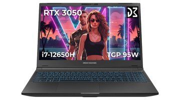 Dream Machines Ноутбук RG3050-15 15.6FHD IPS, Intel i7-12650H, 32GB, F1TB, NVD3050-4, DOS, черный RG3050-15UA62 фото